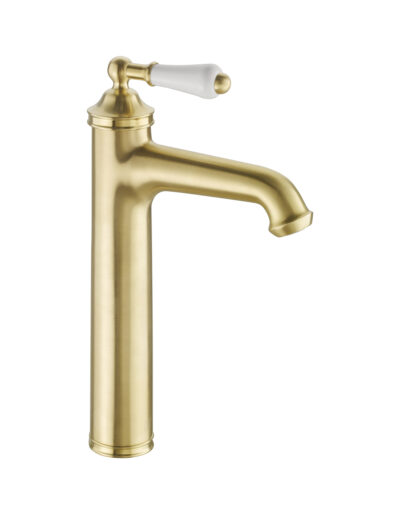 Grosvenor Cross Brushed Brass Tall