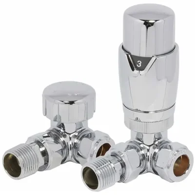 Corner Round Thermostatic Radiator Valve