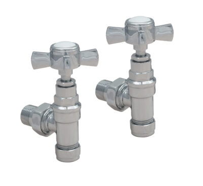 Grosvenor Angled Radiator Valve Chrome